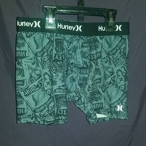 Hurley Kids Graphic Boxer Briefs - Black and Grey